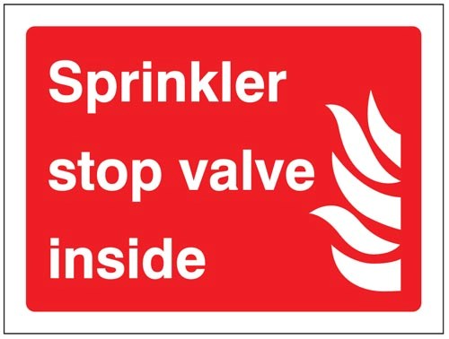 Sprinkler Stop Valve Inside