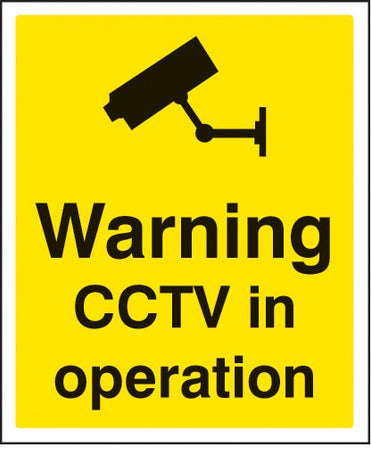 Warning Cctv In Operation