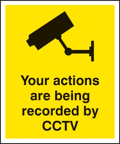 Your Actions Are Being Recorded By Cctv