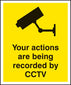 Your Actions Are Being Recorded By Cctv