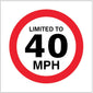 Limited To 40MPH