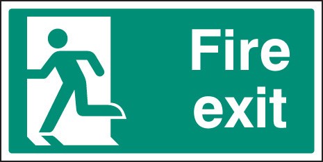 Fire Exit - Left Symbol