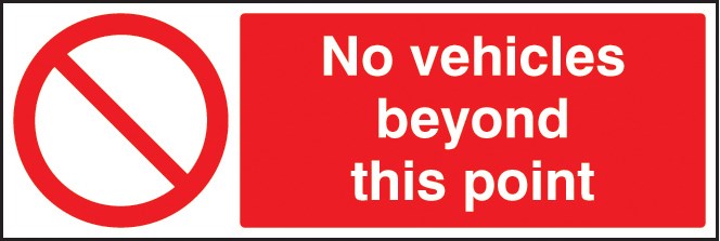 No Vehicles Beyond This Point