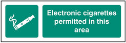 Electronic Cigarettes Permitted In This Area