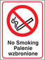 No Smoking (English/Polish)