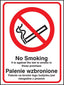 No Smoking It Is Against The Law To Smoke In Premises (English/Polish)