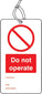 Do Not Operate Double Sided Safety Tags (Pack Of 10)