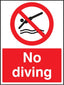 No Diving
