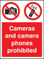 Cameras And Camera Phones Prohibited