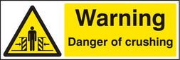 Warning Danger Of Crushing