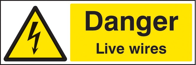 Danger Live Wires