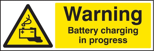 Warning Battery Charging In Progress