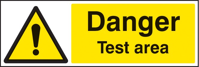 Danger Test Area