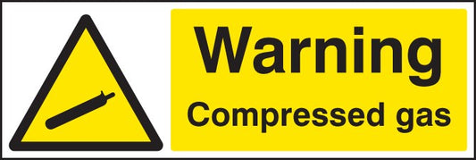 Warning Compressed Gas