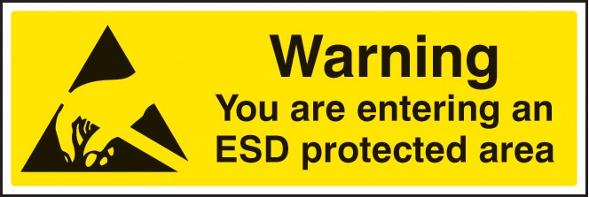 Warning You Are Entering An Esd Protected Area