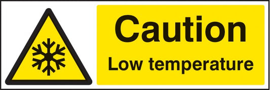 Caution Low Temperature