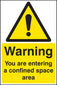Warning You Are Entering A Confined Space Area