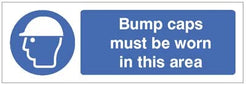 Bump Caps Must Be Worn In This Area
