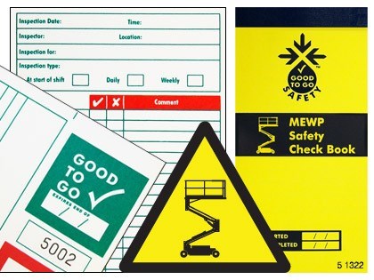Libro Controlli Di Sicurezza Good To Go 51322 Per MEWP - Checklist Con Copie Carbone E Note Guida
