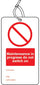 Maintenance In Progress Double Sided Safety Tags (Pack Of 10)