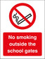 No Smoking Outside The School Gates