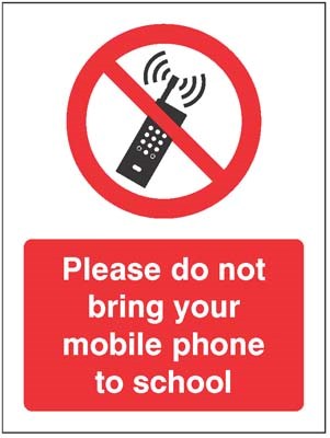 Please Do Not Bring Your Mobile Phone To School