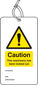 Lockout Tag - Caution This Machinery Has Been Locked Out (80x150mm) Pk Of 10