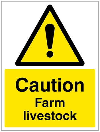Caution Farm Livestock