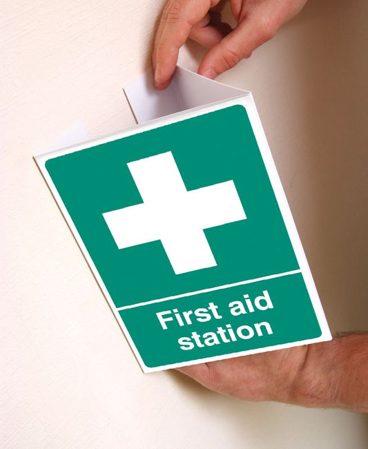 First Aid Station - Projecting Sign