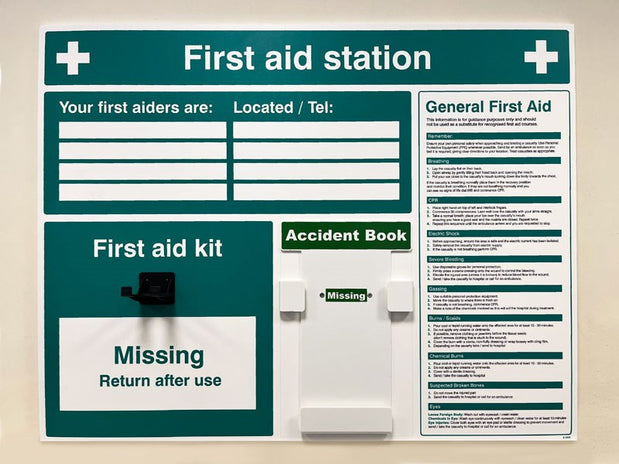 First Aid Station 900x700mm (10mm Foam Board)