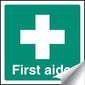 First Aider Sticker 50x50mm