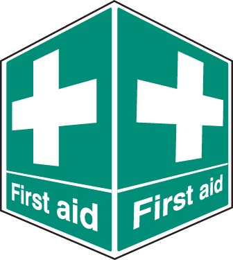 First Aid - Projecting Sign