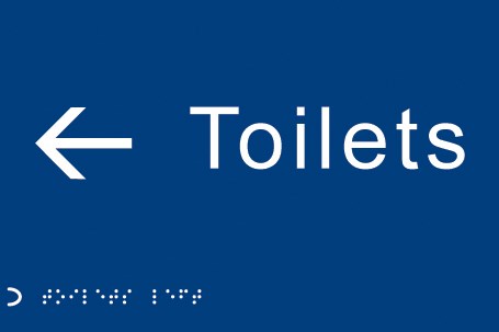 Braille - Toilets <---