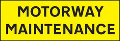 Motorway Maintenance 800x275mm Reflective Magnetic