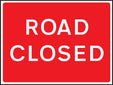 Road Closed Fold Up 1050x750mm Sign