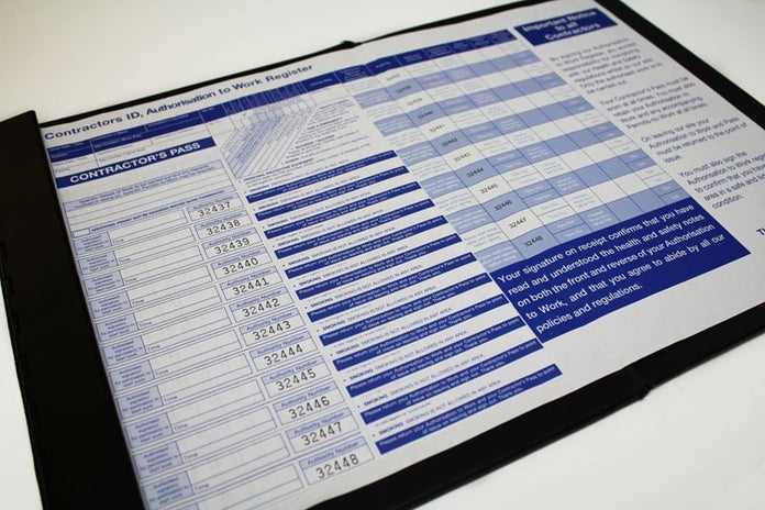 Contractor Pass Sign-In Sytem (108 Ncr Passes)