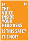 If You Are Asking Yourself "Is This Safe?" It Probably Isn'T! Poster 420x594mm Synthetic Paper