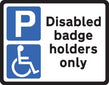 Disabled Badge Holder Class Ra1 320x250mm