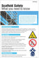 Scaffold Safety Poster