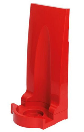 Modular Extinguisher Stand (Red Polypropylene) - 295x270x665mm (Wxdxh)