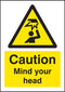 Caution Mind Your Head - A5