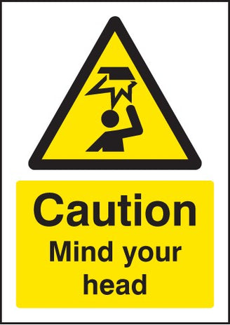 Caution Mind Your Head - A5