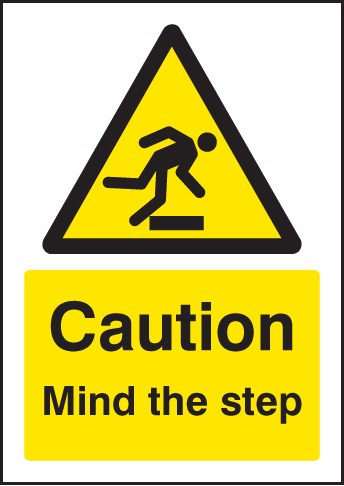 Caution Mind The Step - A5