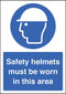 Safety Helmet Must Be Worn - A4