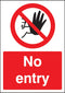No Entry - A4