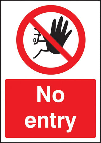 No Entry - A4