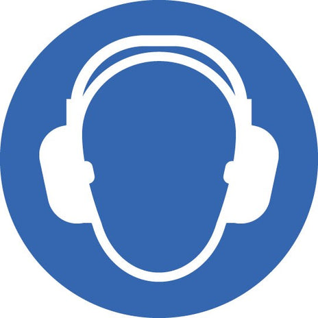 Ear Protectors Floor Graphic 400mm Dia
