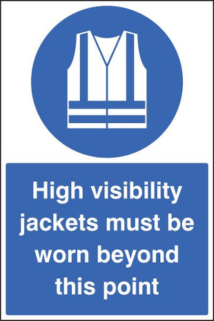 High Vis Jackets Must Be Worn Floor Graphic 400x600mm