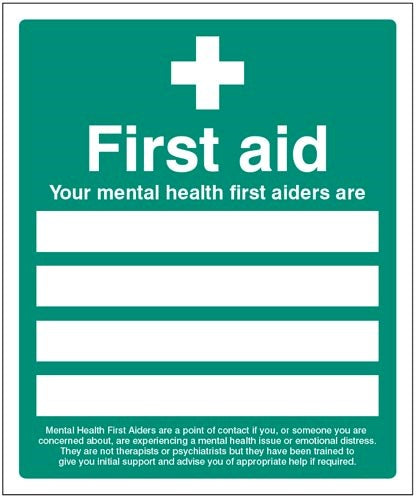 Your Mental Health First Aiders Are