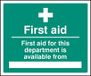First Aid For Department Available From
